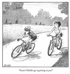 Bike cartoon The New Yorker, Apr 16, 2012
