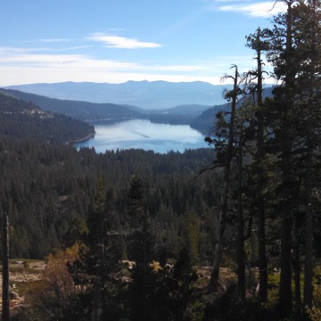 Truckee Lake from the Donner Pass Road