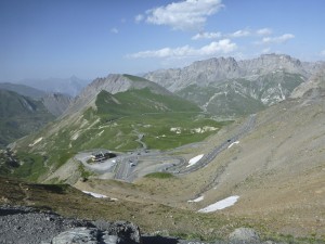 view from the Col du Galibier